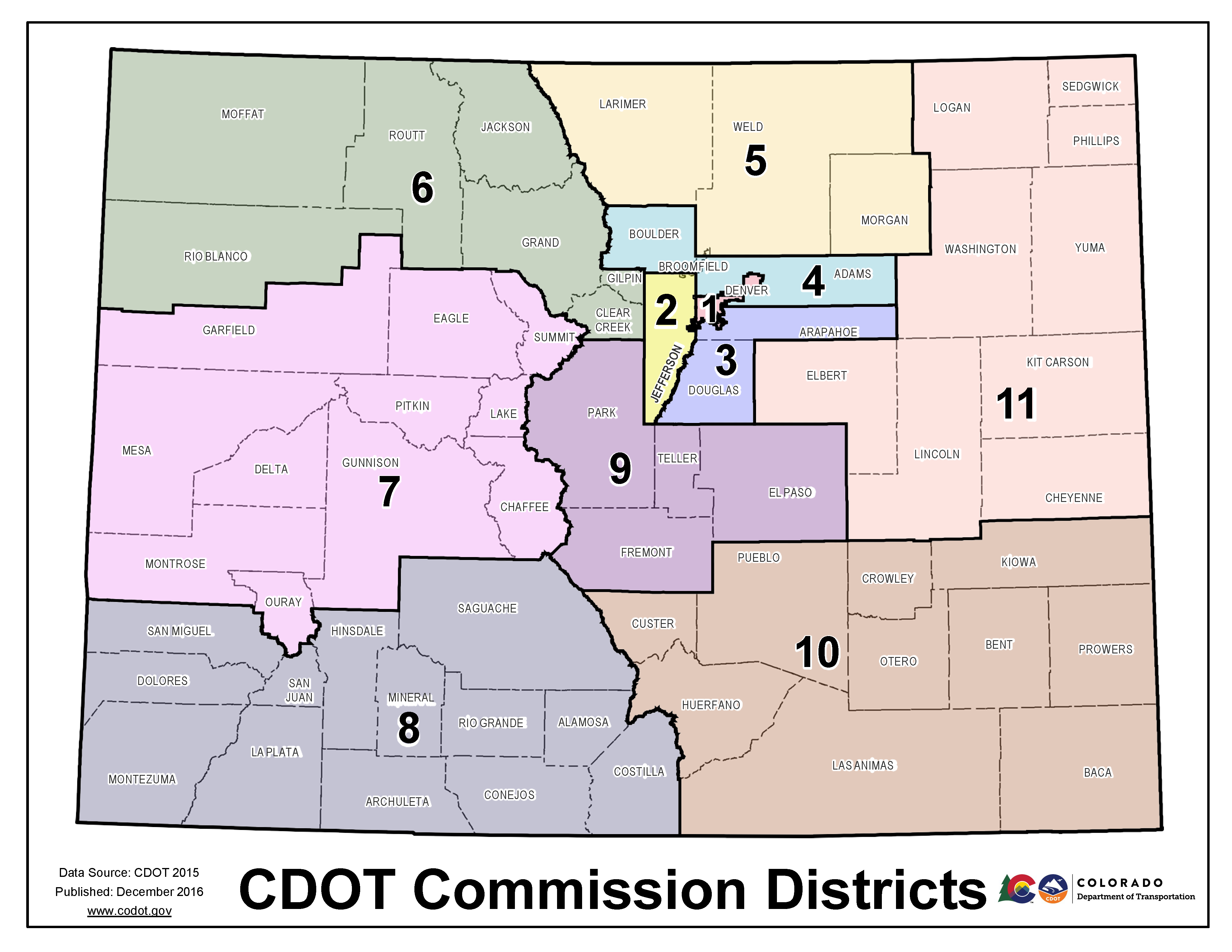 A CDOT Commission District Map jpg Colorado Department Of 