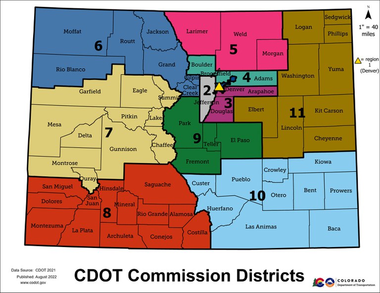 Commission District Map