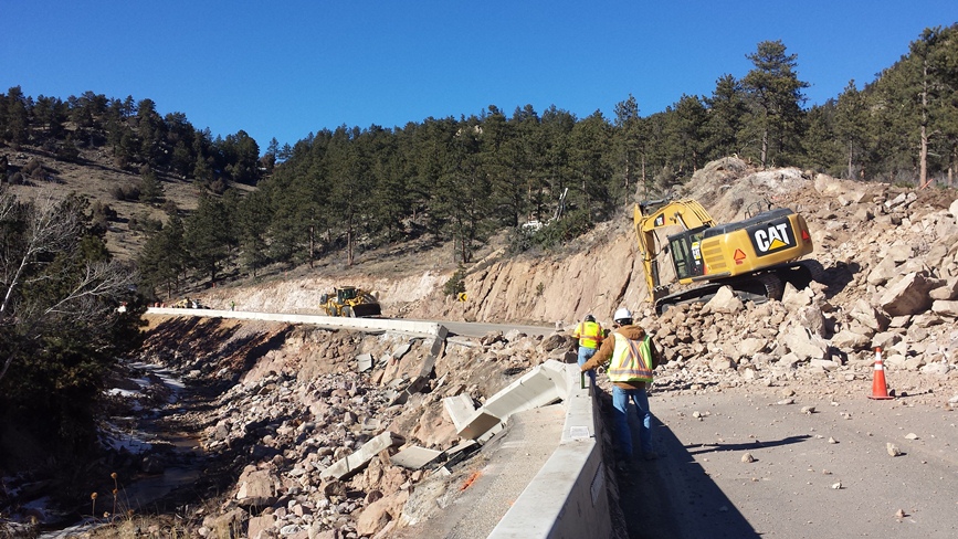 US 36 Construction January 2014 detail image