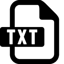 text file icon