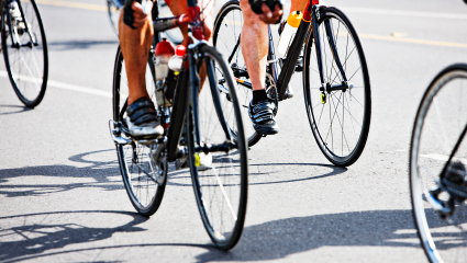 Cyclists detail image