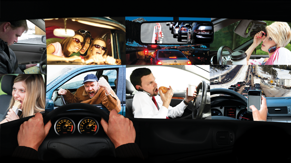 Distracted Driving Collage detail image