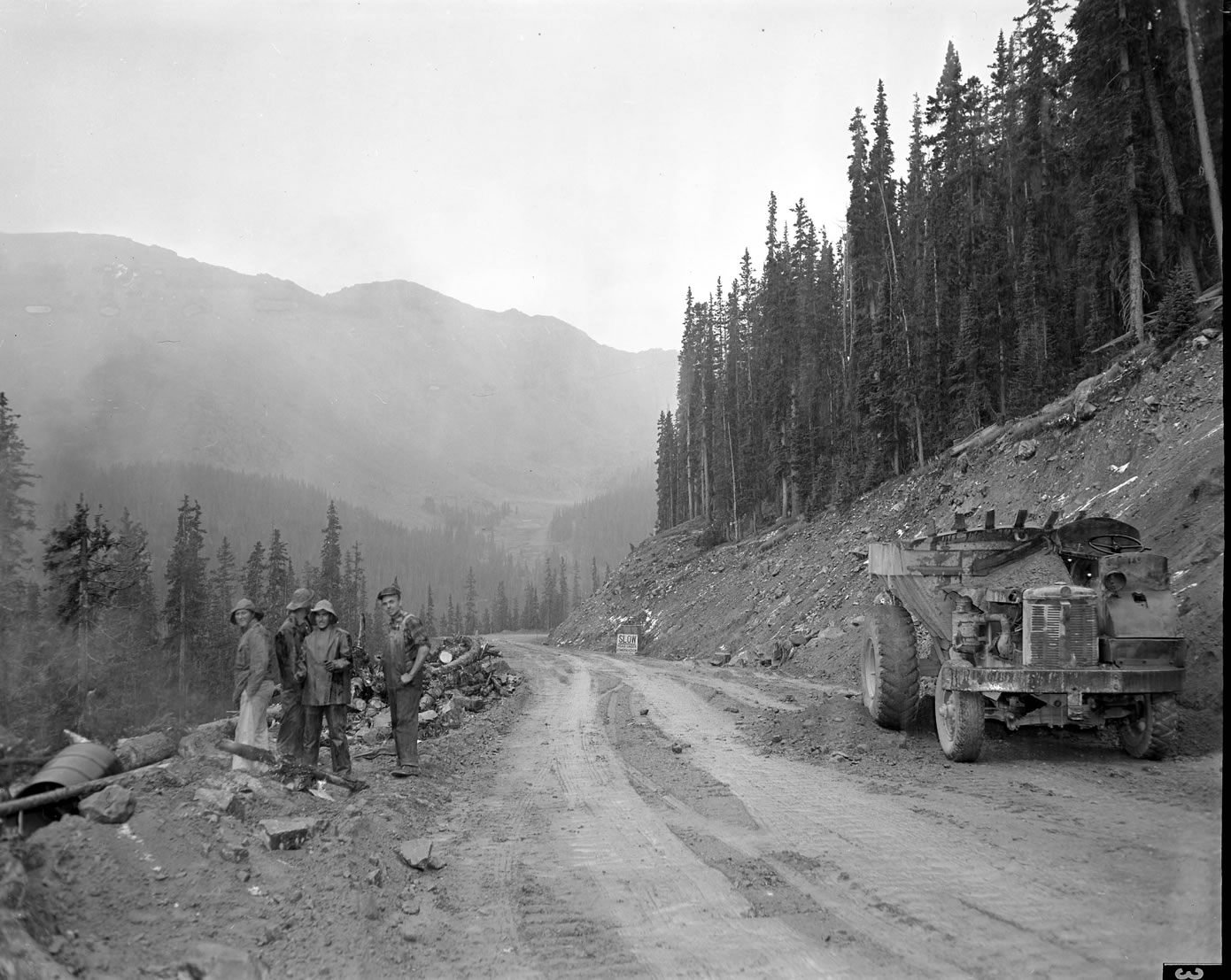 Road Crew (black & white) detail image