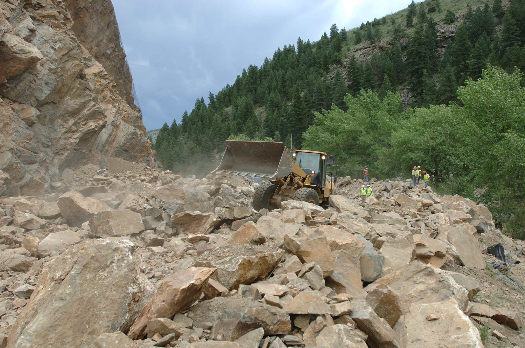 Rockfall SH-6 detail image