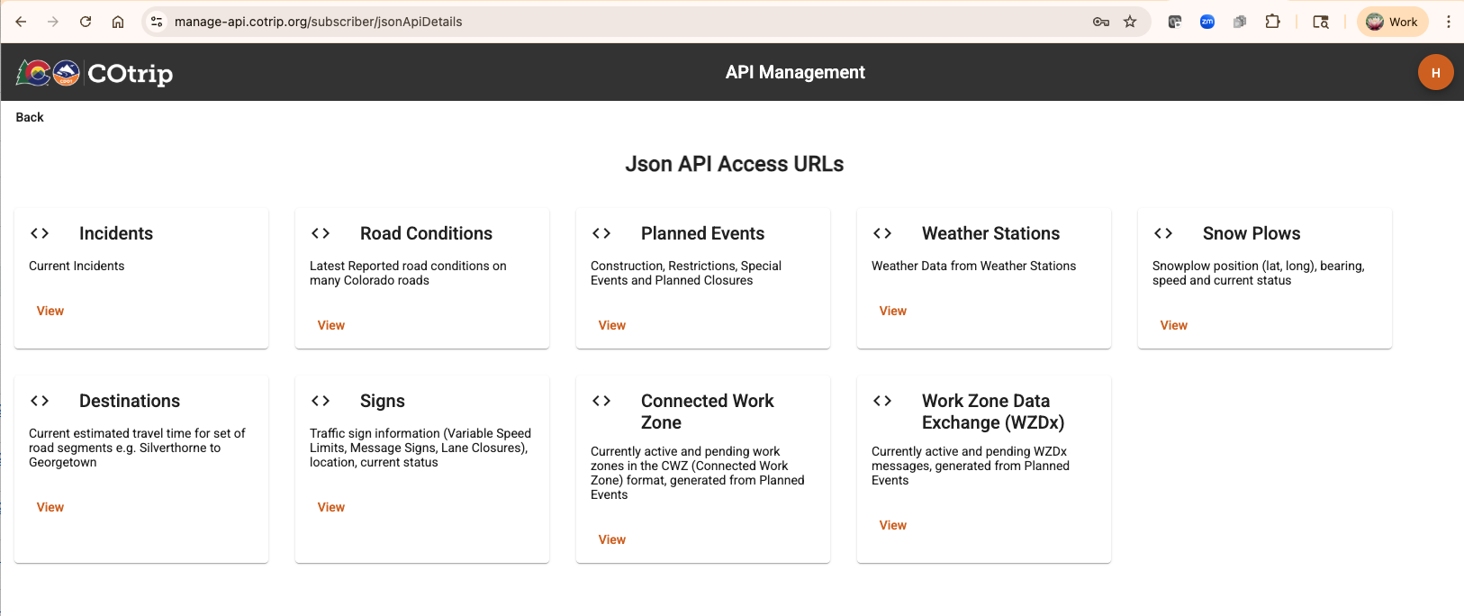 Json APIs Access URLs for COtrip.png detail image