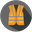 Graphic representation of a work vest