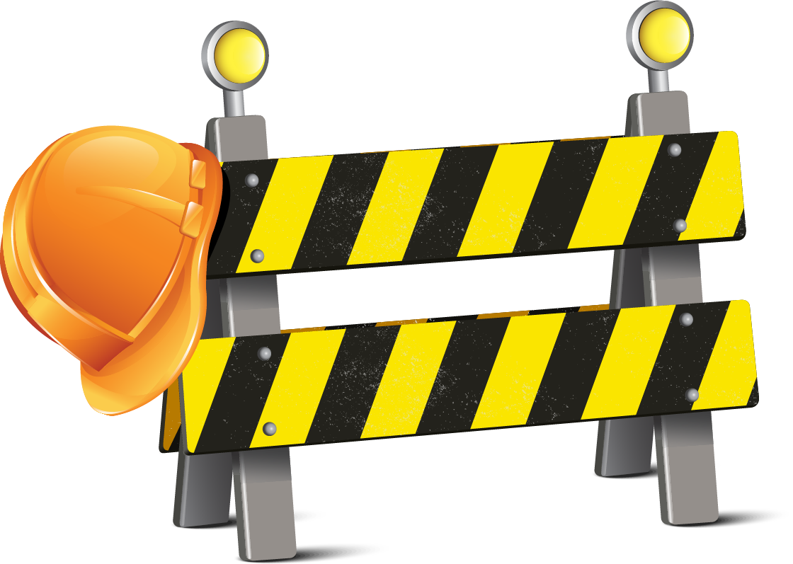 hard hat on barrier.png detail image