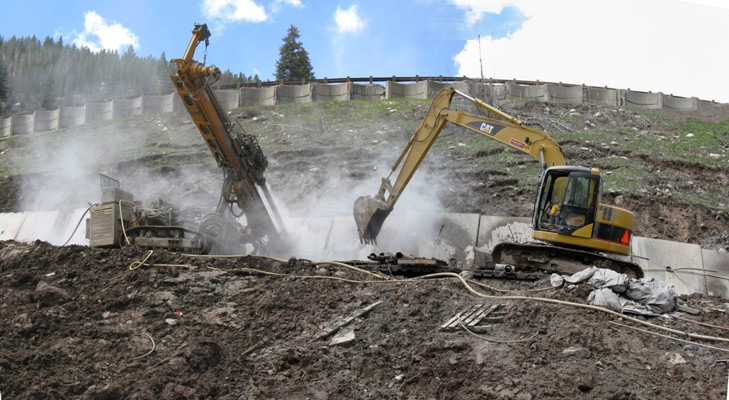 US-6 Tie Back Anchor Installation