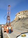 Wall borings along SH-12 west of Trinidad. thumbnail image