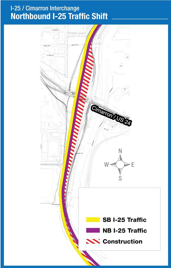 Northbound I-25 Traffic Switch.jpg detail image