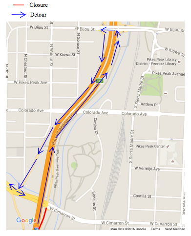 Cimarron Closure Feb. 1 2017 detail image