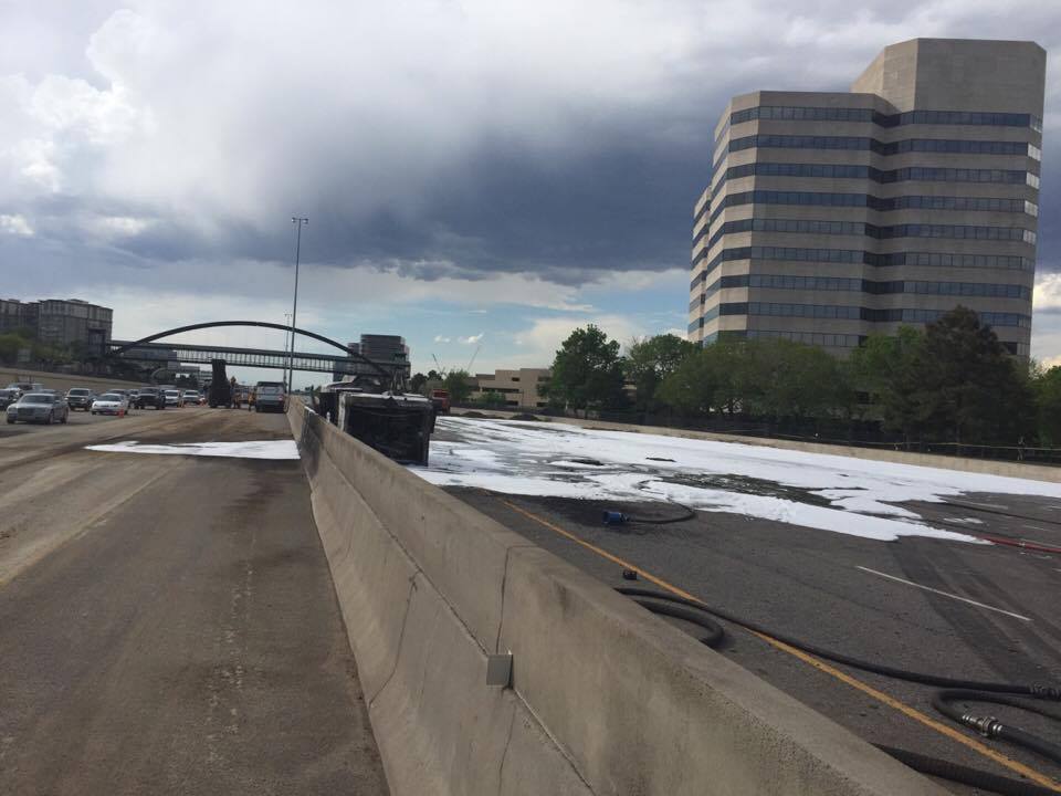 I-25 after May 31 fire