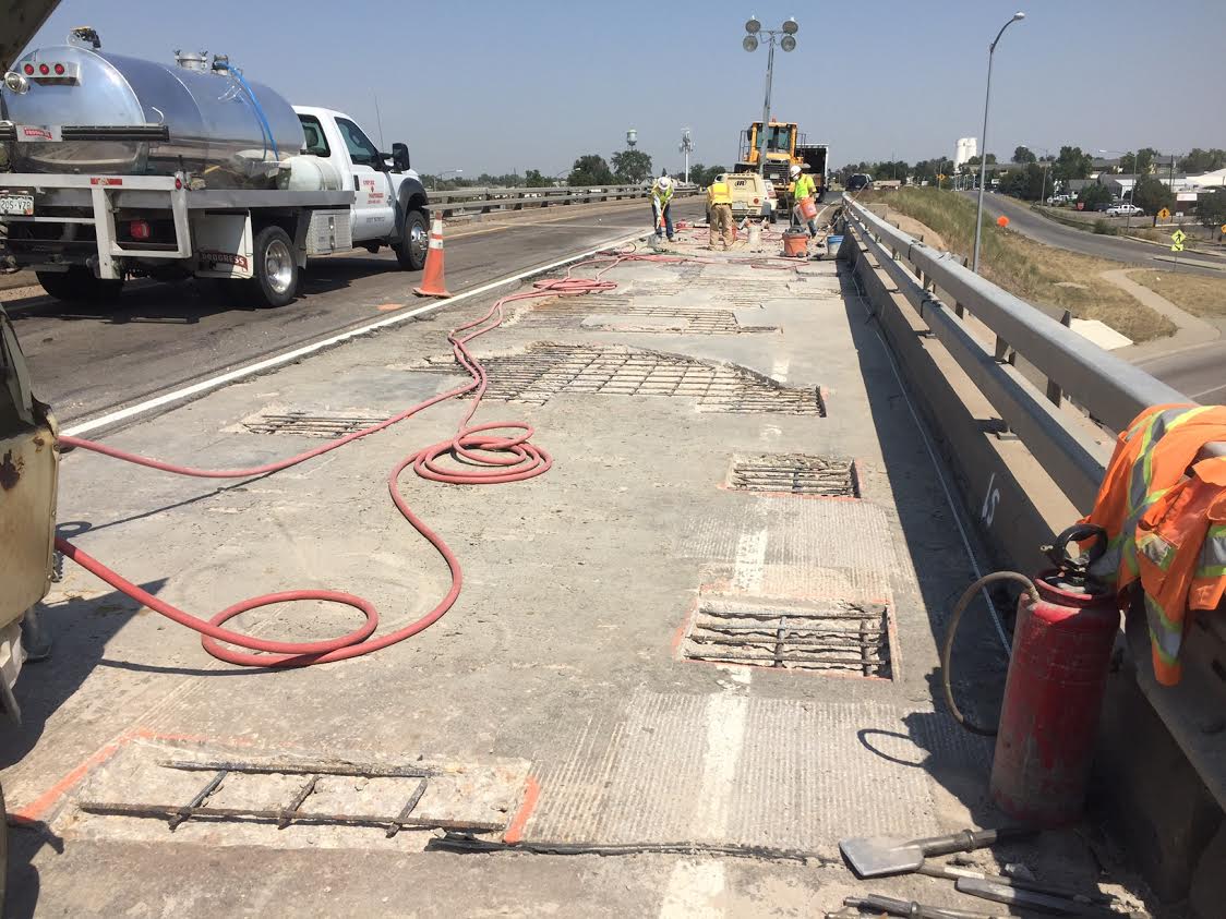 Expect Long Delays on Northbound US 85 at CO 7 Sept. 17-23 deteriorated bridge.jpg
