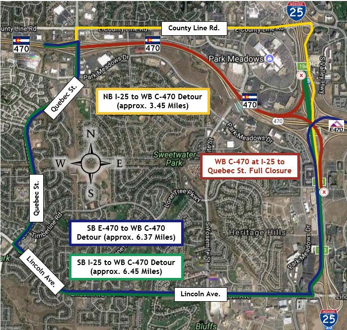 C-470 wb detour