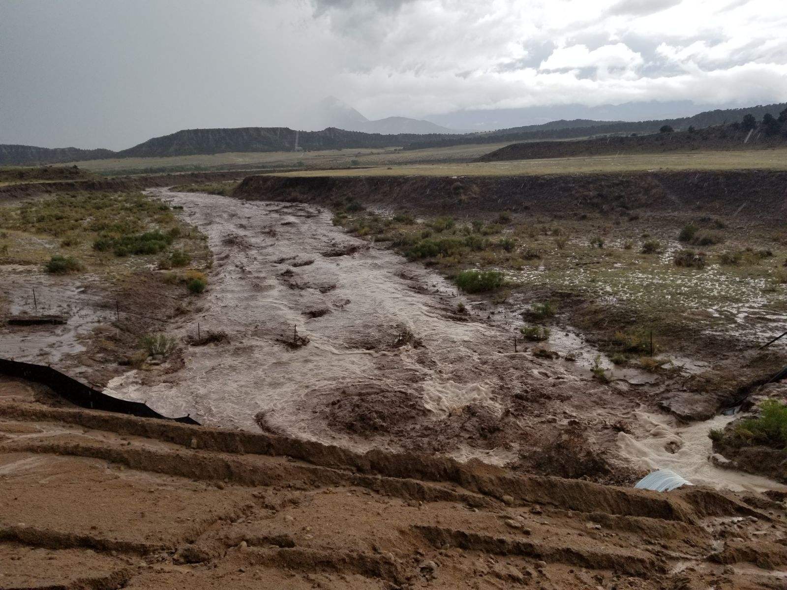 CO 69 near Gardner: Flooding July 24, 2018 detail image