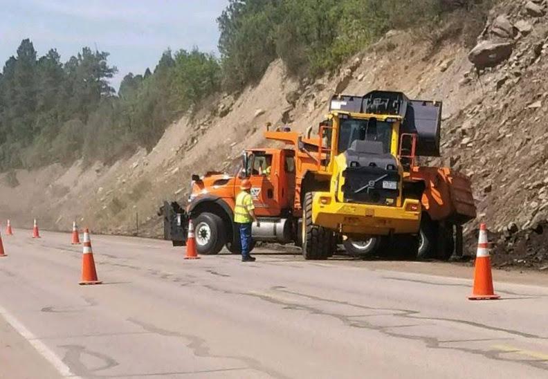 Crews clear mud and rocks off highways across Southwest and South Central Colorado detail image