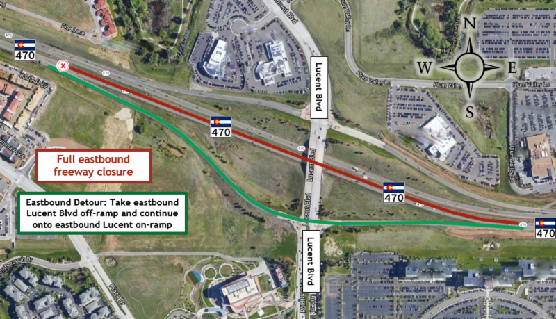 Eastbound Freeway Closure - Lucent