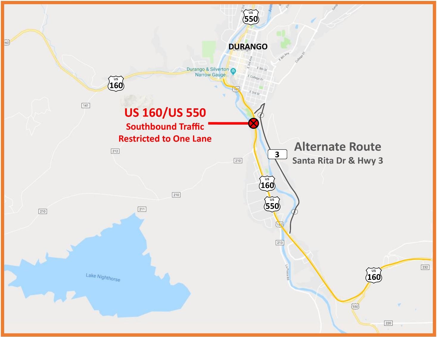 US 550 - CO 3 Sewage Closure