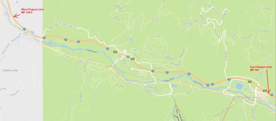 Highway & safety improvements on I-70 East of Wolcott complete detail image