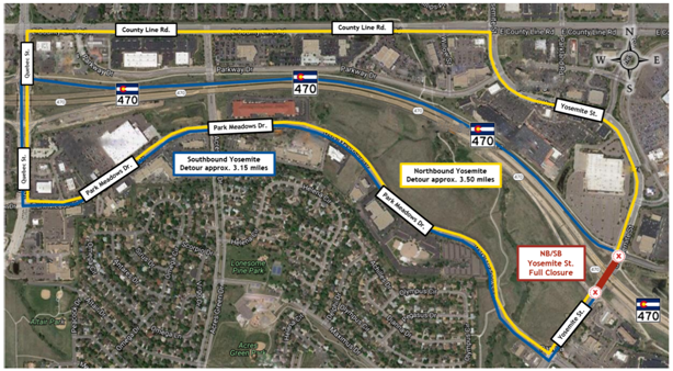 NB and SB Yosemite Closure detail image