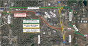 Map: Eastbound C-470 at Quebec to I-25 closure thumbnail image
