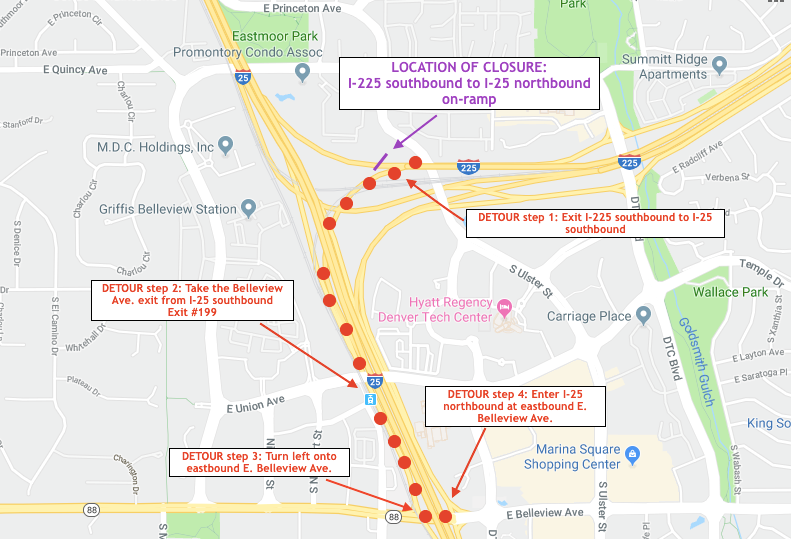 I-225 Detour: Both Directions detail image