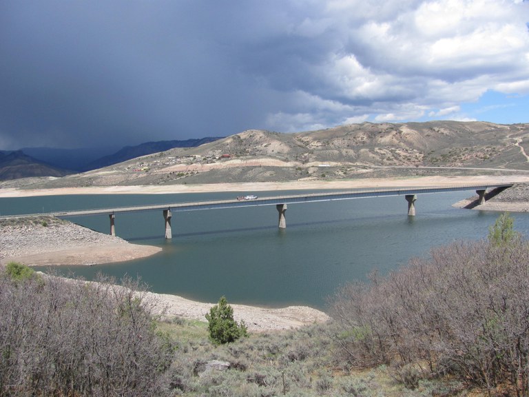 Blue Mesa Bridge on US 50