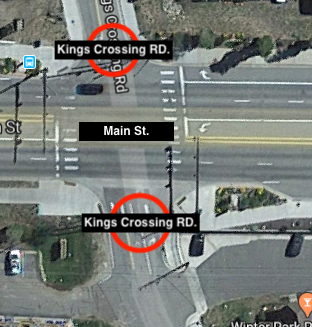 Kings Crossing Intersection Map