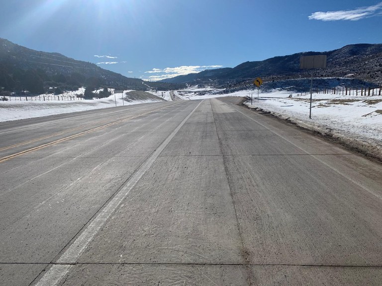 CO 13 looking south - repaving complete