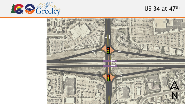 US 34 at 47th Map