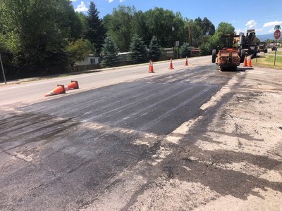 Carbondale sinkhole paved