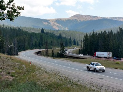 Vail Pass roadway