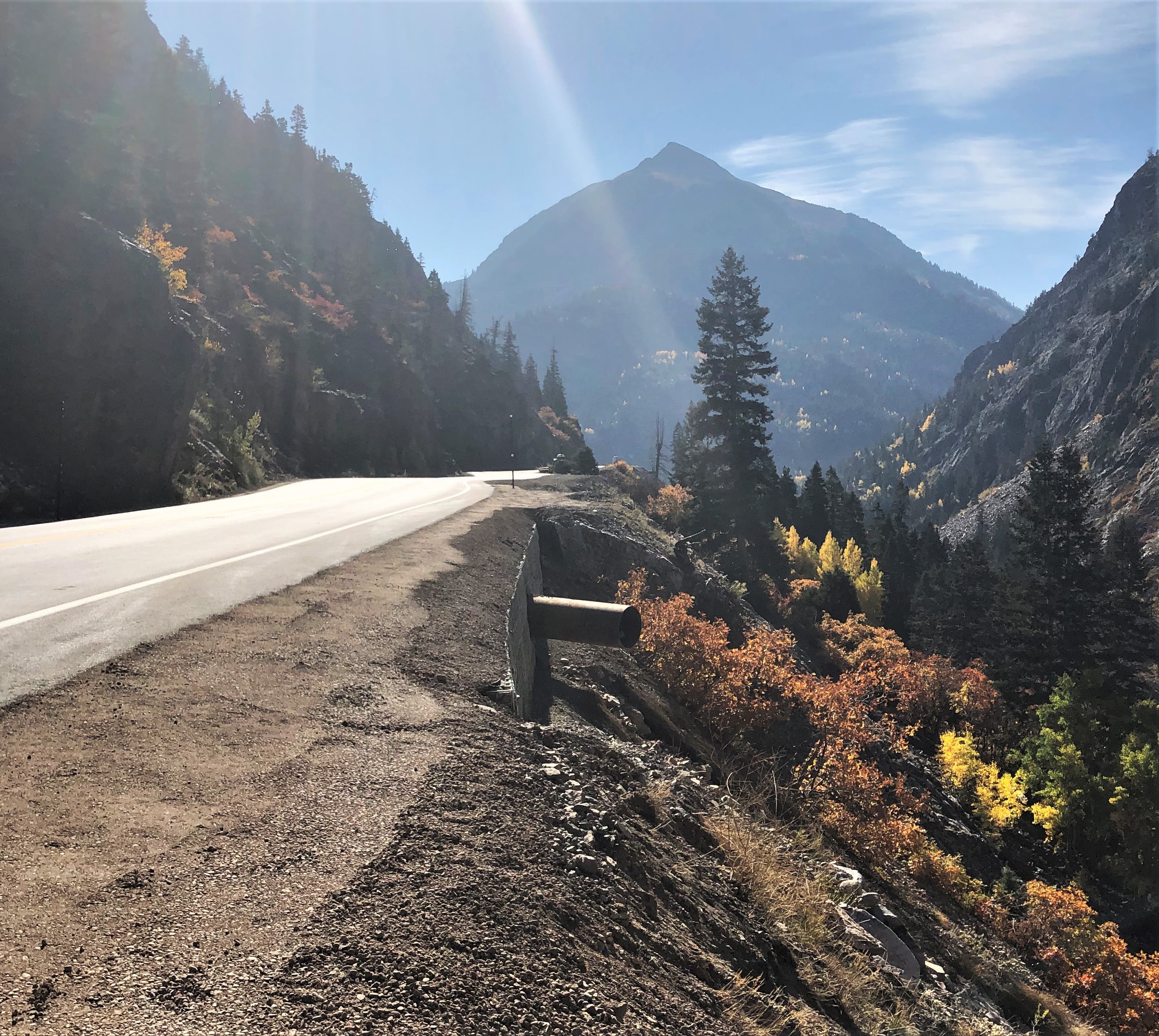 Drainage improvements along the road in Montezuma detail image