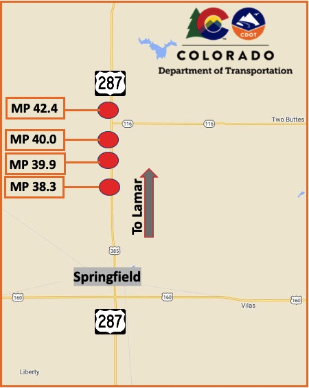SE Colorado Bridge Maintenance Map