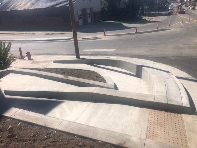 US 24 ADA curb ramps completed in Leadville detail image