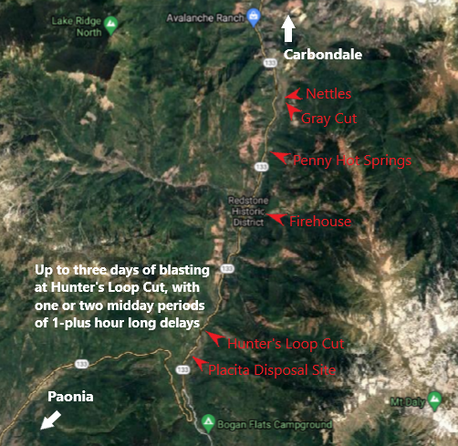 McClure Pass Rockfall Site