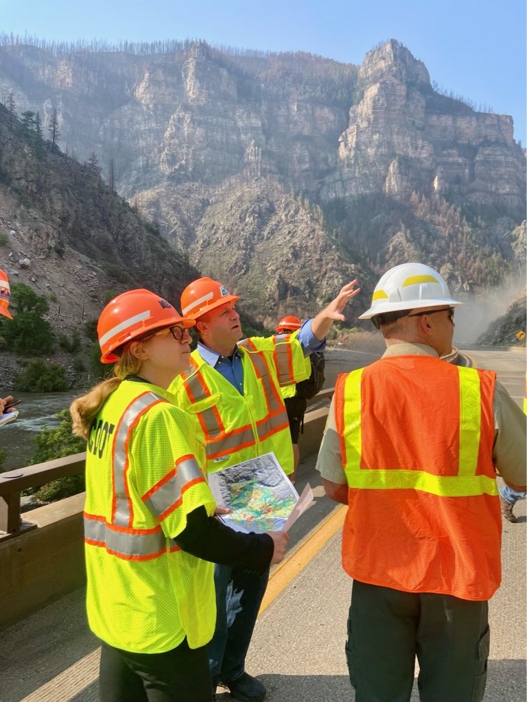Executive Director Lew and Governor Polis visit Glenwood Canyon detail image