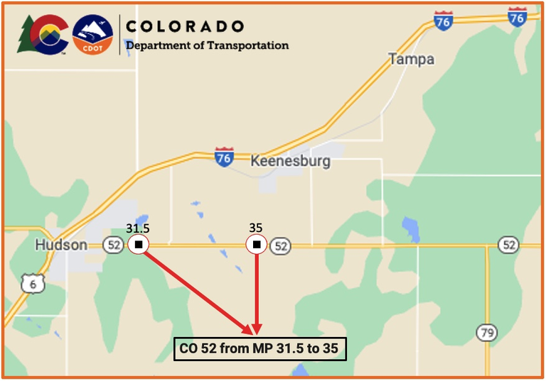 Brief full road closure on CO 52 expected