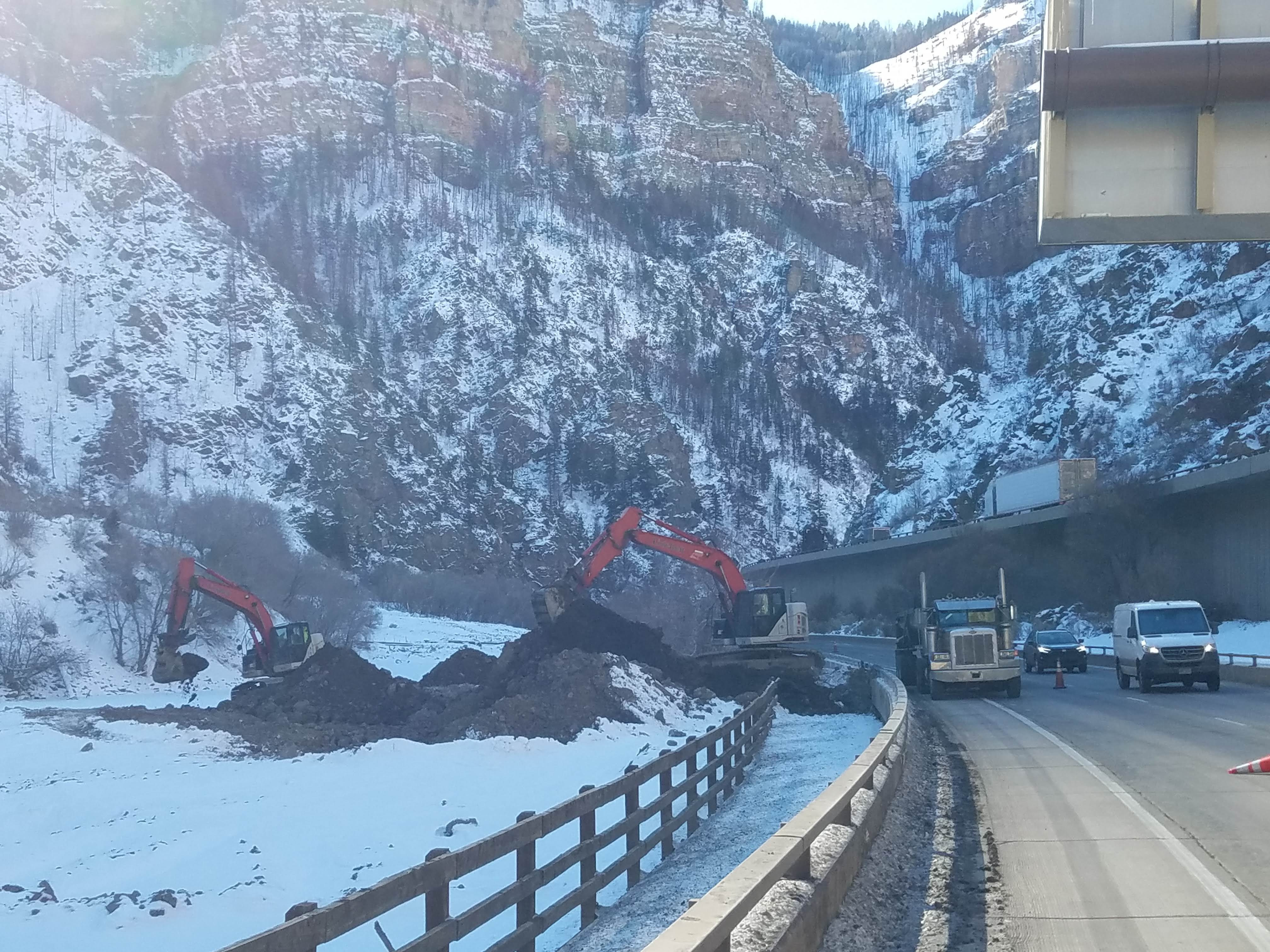 Glenwood Canyon Rockfall Repair along I-70 eastbound detail image