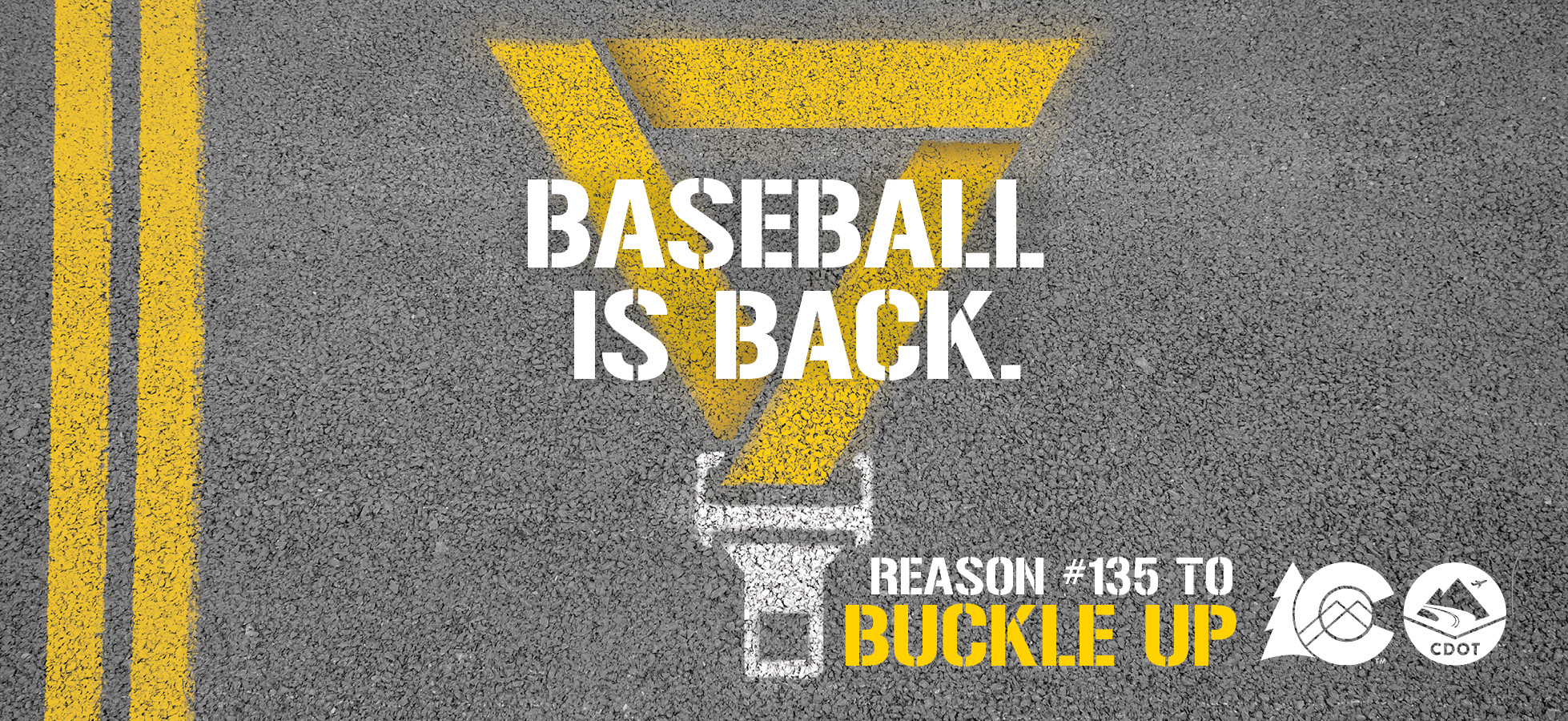 Reason 135 to Buckle Up - Baseball is Back graphic detail image