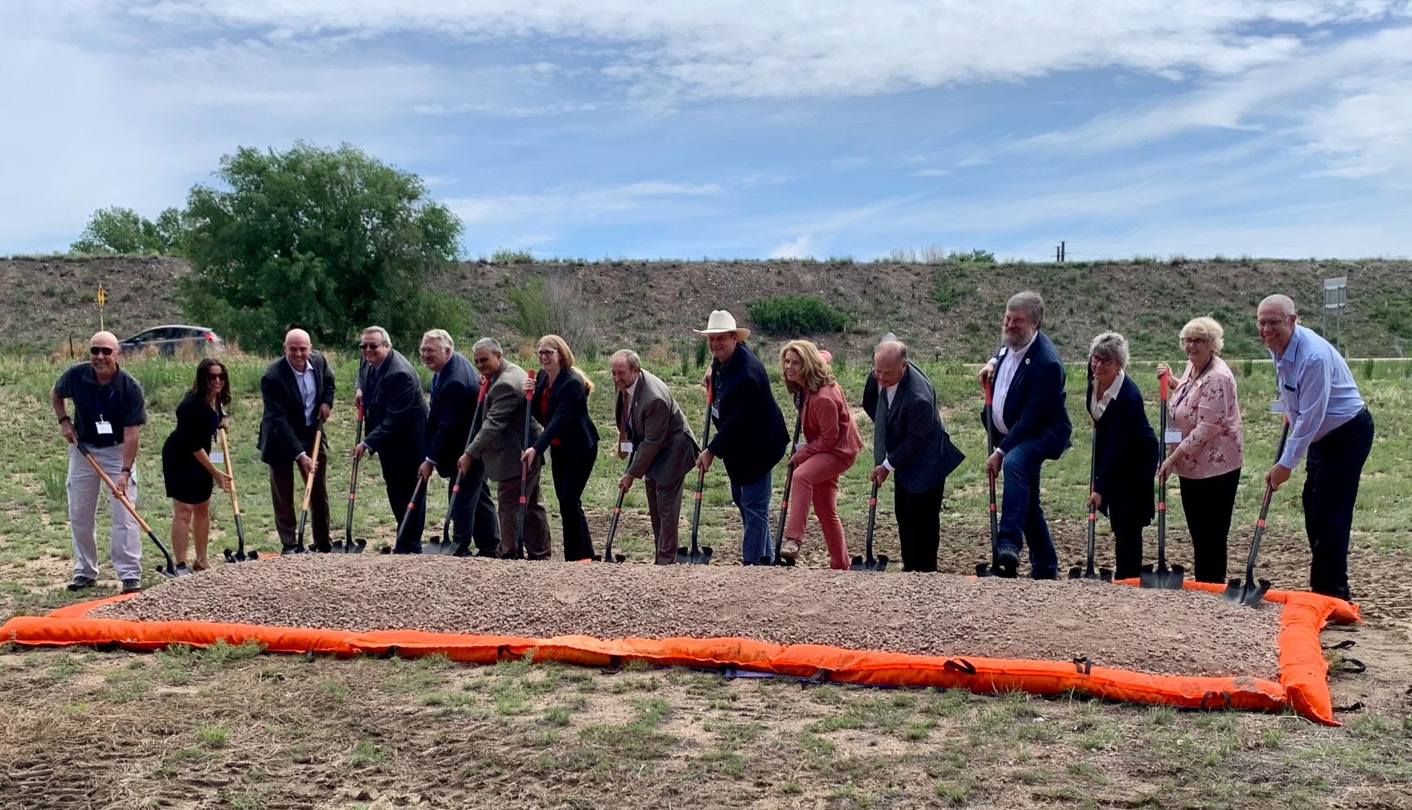 Project partners and members of the community gathered today celebrating the groundbreaking of the Military Access, Mobility & Safety Improvement Project detail image