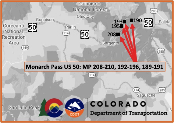 US 50 Monarch Chain Up Stations_Map.png detail image