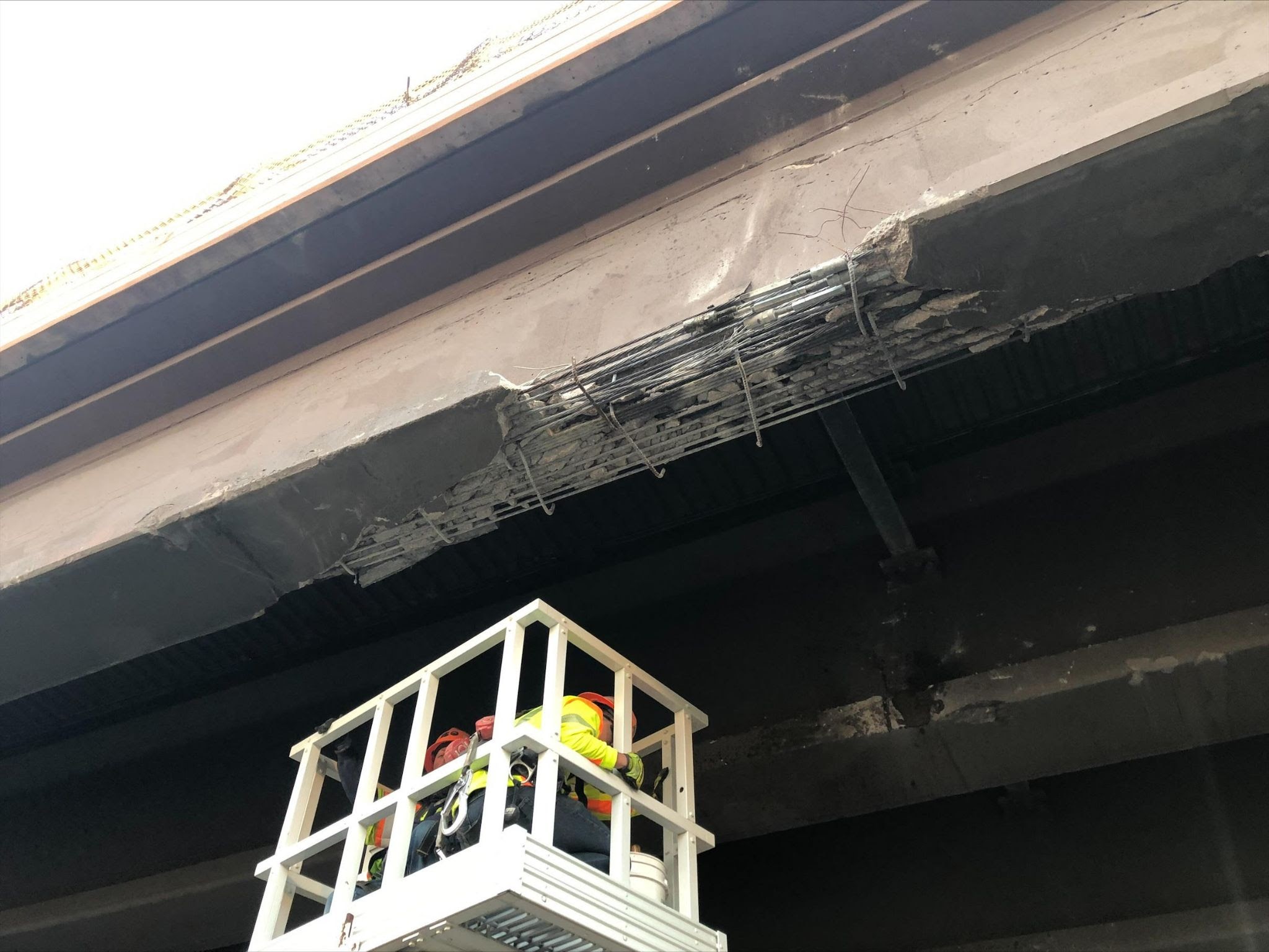 Bridge damage along I-25 detail image