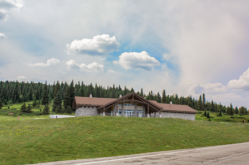 Summit/Eagle County Rest Area on I-70 - view from highway