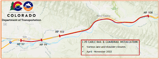 I-70 Cable Rail and Guardrail Installation detail image