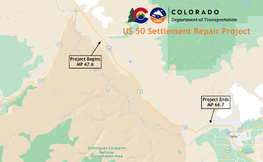 US 50 settlement repair project detail image