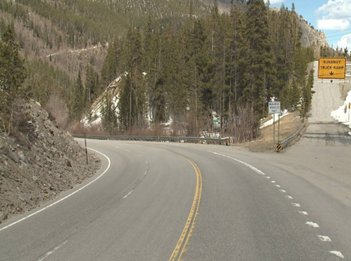 Runaway truck ramp located east of Monarch Pass summit detail image