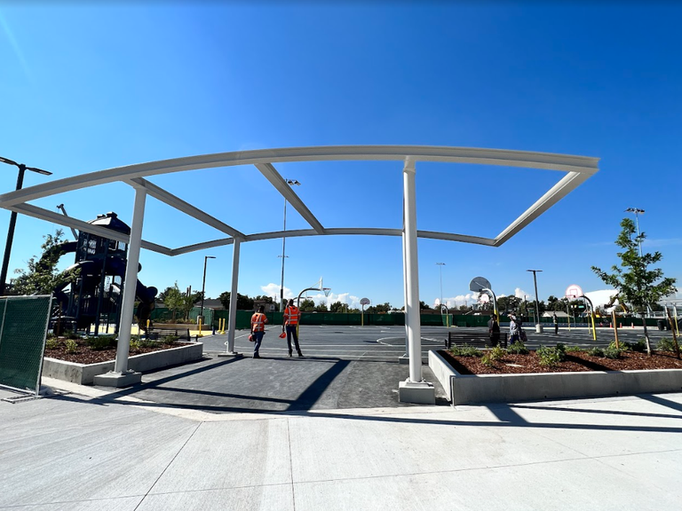 Swansea Elementary School playground