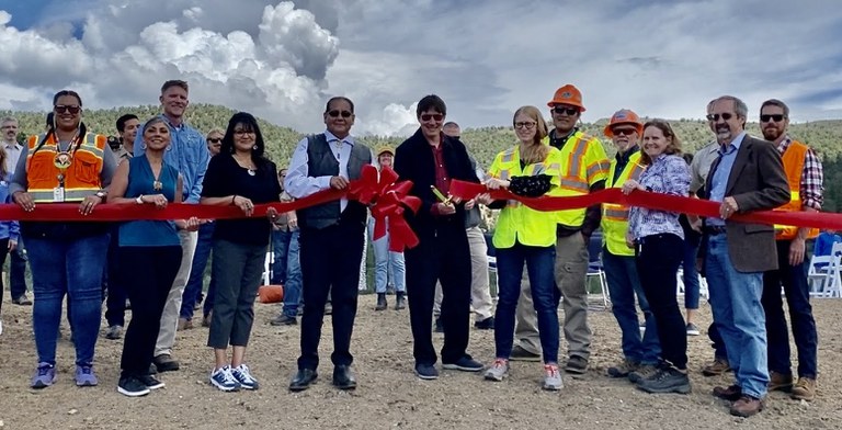 US 160 wildlife overpass ribbon cutting ceremony