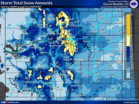 Storm Totals February 15, 2022 detail image